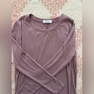 NWOT Zenana Long sleeve Shirt size  Large